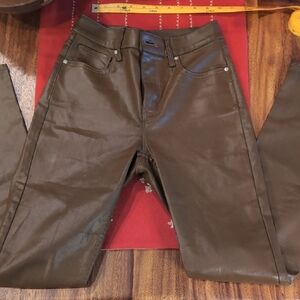 WHBM Faux Leather Pants
